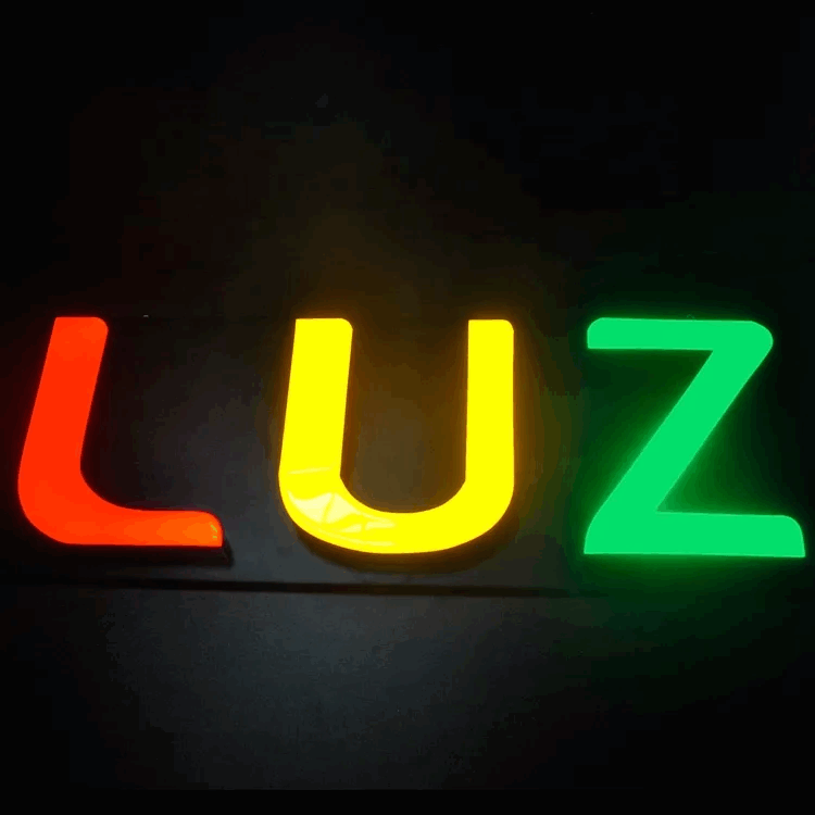 LED Backlit Letters