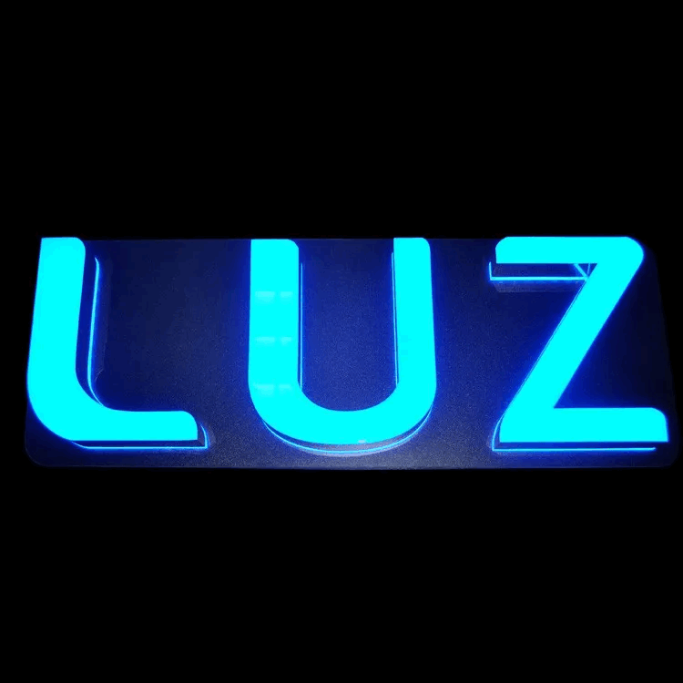 LED Backlit Letters