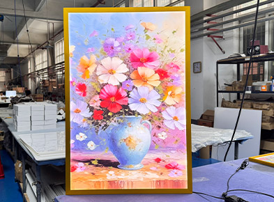 Cadre à Clip en aluminium couleur or 24x36, affichage d'affiche de film publicitaire, panneau de boîte à lumière Led