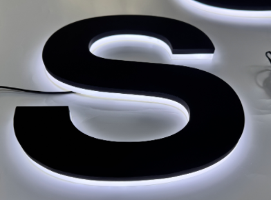 Enseigne lumineuse LED à lettres boîtier pour publicité extérieure
