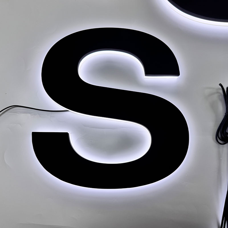 backlit letters for wall
