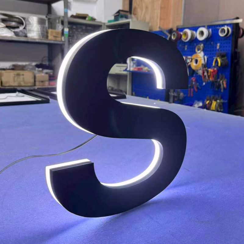 backlit letters for wall