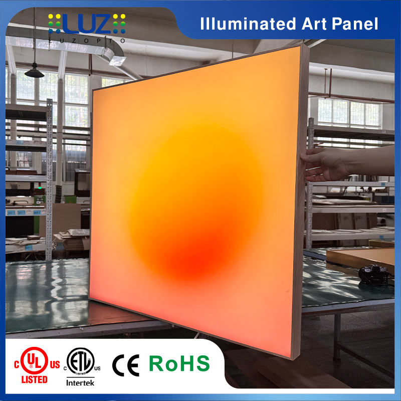 Illuminated art panel Illuminated art panel